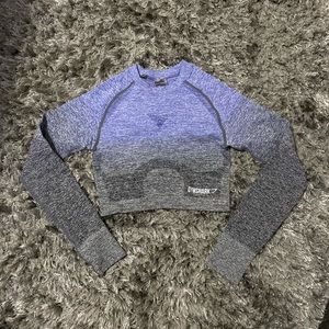 Gymshark ombré seamless crop top